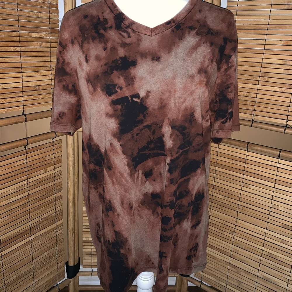 Bleach dyed shirt